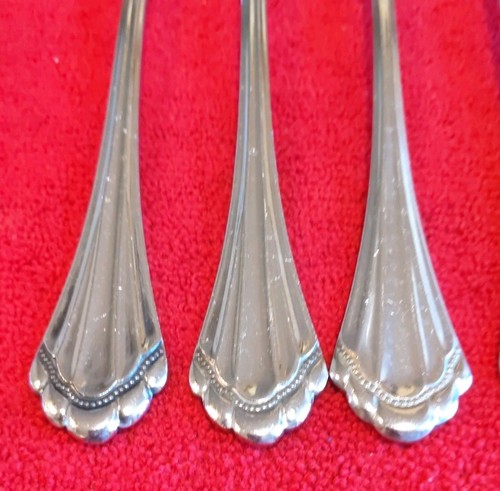Oneida Community Marquette Stainless Flatware DINNER FORKS 7 3/4 " Set of 6 - Picture 2 of 5
