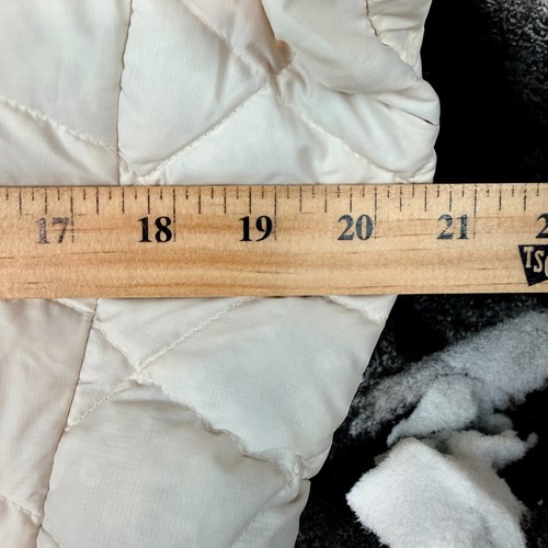 Chaqueta Patagonia para mujer talla mediana blanca acolchada plumón de ganso aislada ligera - Imagen 5 de 13