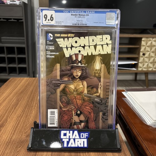 Wonder Woman #28 (2014) CGC 9.6 NM+ 1:25 Steampunk Variant JG Jones Rarität - Bild 1 von 5