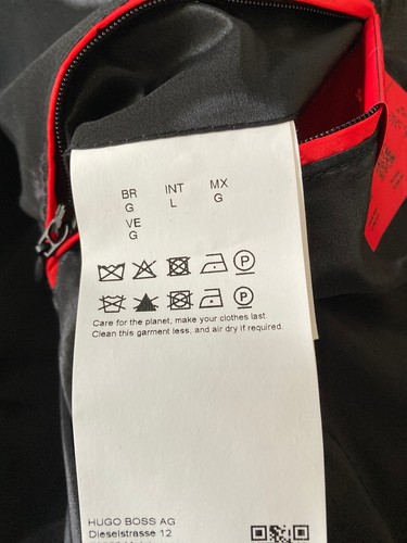 NWT Hugo BOSS Performance Stretch Virgin Wool Blend Jacket Patched Pocket L BL - Picture 9 of 10