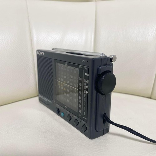 Sony ICF-SW22 SW/FM/AM tragbares Radio schwarz Audio Sound gebraucht aus Japan funktioniert - Bild 3 von 6