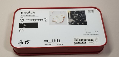 Ikea Strala Christmas Lights Paper Squirrels New in Box - Picture 2 of 7