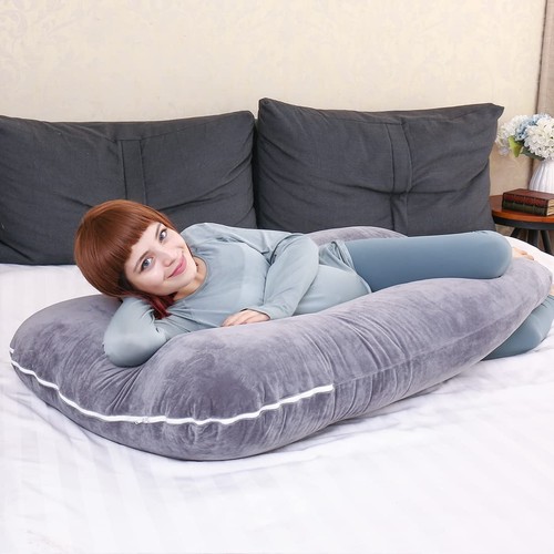 Pregnancy Pillow, U Shaped Full Body Pillow for Maternity Support, Sleeping P... - Picture 6 of 6