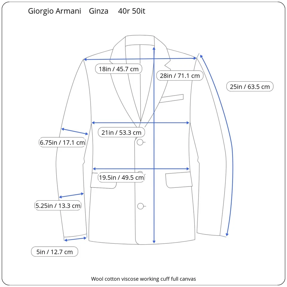 Blazer Giorgio Armani Etiqueta Negra 50it 40r Ginza Funcionamiento Puño Lona Completa Foto 2 de 4