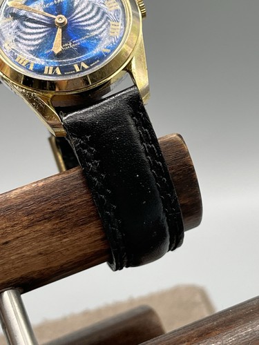 VINTAGE LUCERNE SWISS MADE HERRENUHR LEDERARMBAND HADAUFZUG RÖMISCHE ZIFFERN F.3 - Bild 7 von 18