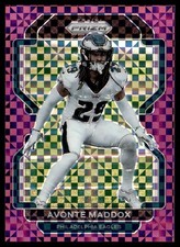 2021 Panini Prizm Purple Power Avonte Maddox 17/49 Philadelphia Eagles #225