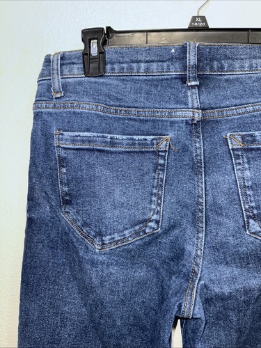 Kensie Jeans The Ella High Rise Straight Women's size 6 Blue Denim jeans EUC - Picture 3 of 12