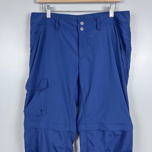 Columbia Women's 100% Nylon PFG Convertible Navy Hiking Pants Size 10; Outdoor - Picture 2 of 15
