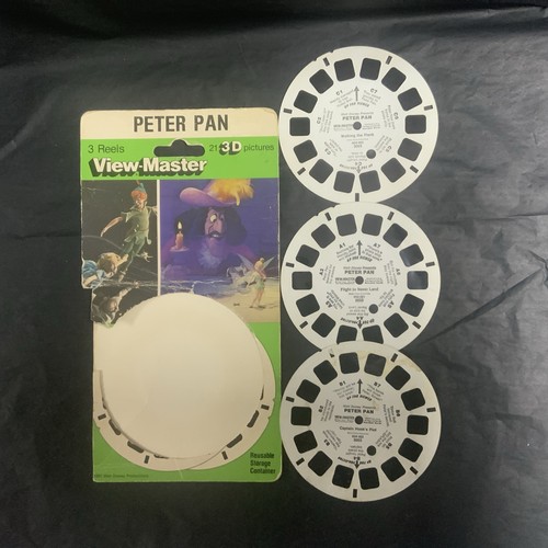 3 carretes vintage Peter Pan View-Master 3003 #004-481, 482 y 483 y tarjeta de historia - Imagen 3 de 5