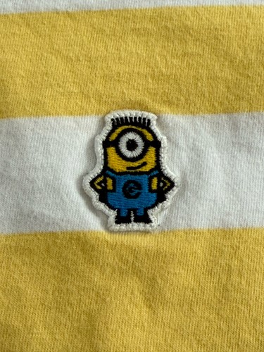 Lot 3 Uniqlo Dispicable ME Mimion T-Shirt & Plaid Shorts Elastic Adjustable 5T - Picture 10 of 11
