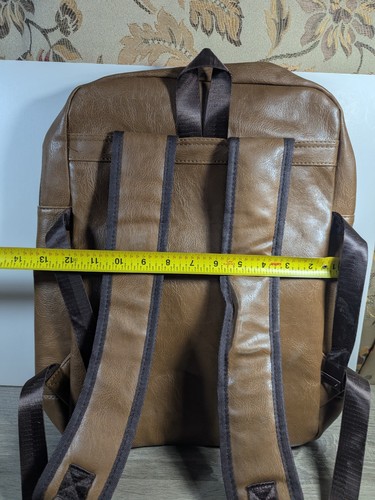 Oliva Cigars Brown Faux Leather Backpack Bag Tote Carry All - Picture 7 of 9
