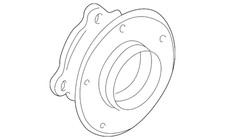 New Genuine BMW Wheel Hub With Bearing Fron (1997-2003) OE 31221093427