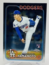 2024 Topps Chrome Yoshinobu Yamamoto #18 Rookie RC Los Angeles Dodgers