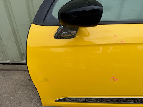 10-16 CITROEN C3 MK2 N/S/F PASSENGER NEAR SIDE FRONT DOOR YELLOW - Picture 6 of 21