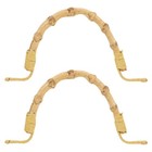 2 Stück Rattan- mit Griff, Teezubehör, geeignet für die Zubereitung von