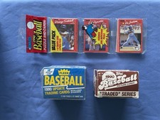 1990 MLB TOPPS(UNSEALED), FLEER & DONRUSS SEALED CARDS PACKS