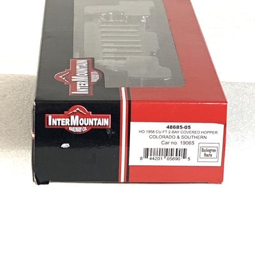 InterMountain HO 48685-05 Colorado & Southern 2-Bay Covered Hopper 19065 LN/Box - Picture 2 of 6