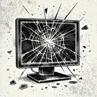 DEFEKT AOC 24V5C – 24-Zoll-FHD-Monitor, Lautsprecher, verstellbar,,,,