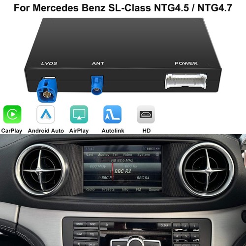 Wireless Carplay Android Auto Airlink Retrofit For Mercedes SL-Class NTG4.5/4.7 - Picture 1 of 10