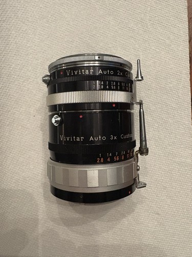 VINTAGE VIVITAR AUTO 2X & 3X CUSTOM TELE-CONVERTER MODEL 2X-3 & 3X-3 Nikon JAPAN - Bild 4 von 11