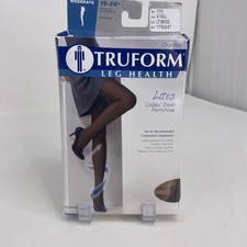Truform Lites Sheer Thigh High Compression Socks 15-20mmHg - 1775 Tan XL