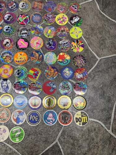 Lot of 106 Various Brands Pog , Slammer Whammers , Cybot Kaps - Picture 8 of 14