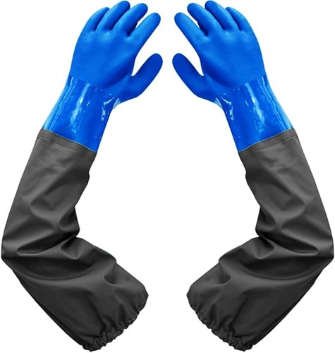 Chemical Resistant Waterproof Gloves for Industrial Work - Picture 1 of 6