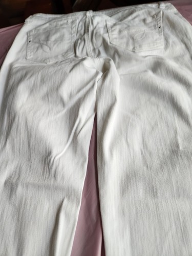 Vintage Jordache Jeans 90s Women’s 14 High Waisted Tapered Leg White Denim #clo - Picture 8 of 11