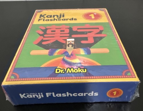 Dr. Moku's Kanji Flash Cards 1 Learn Japanese Kanji Characters NIB Sealed - Picture 4 of 6