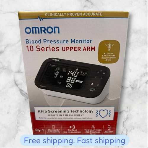 Neu Omron BP7465 10 Serie Oberarm-Blutdruckmessgerät mit Karton Versand