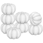 8 Pcs Deko Kürbisse Zierkürbisse Bauernhaus- Kürbisdekorationen