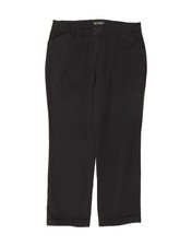 LEE Womens Mid Rise Relaxed Fit Casual Trousers US 12 Large W32 L27 Black CB13