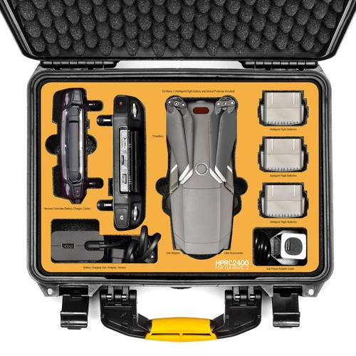 HPRC Watertight/Waterproof Hard-Shell Backpack for DJI Mavic 2 Pro/Zoom Drone, B - Afbeelding 4 van 5
