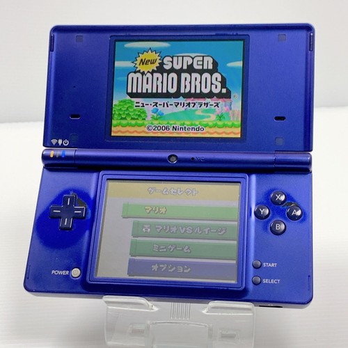 Nintendo DSi Console Metallic Blue TWL-001 System Stylus Cable Tested Working - Picture 2 of 19