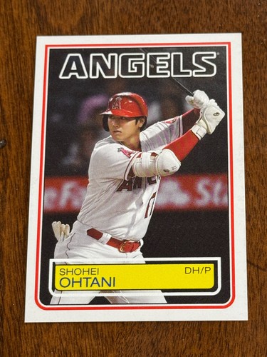 2022 Topps Throwback Thursday #TBT  1983 Topps Football Design Shohei Ohtani #2