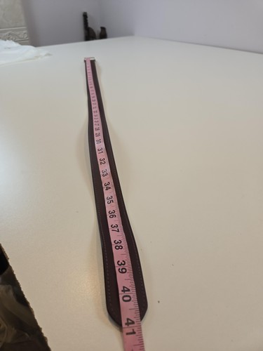 Polo Ralph Lauren Gürtel Herren braun Leder Messingschnalle Pony Logo klassisch elegant - Bild 5 von 6