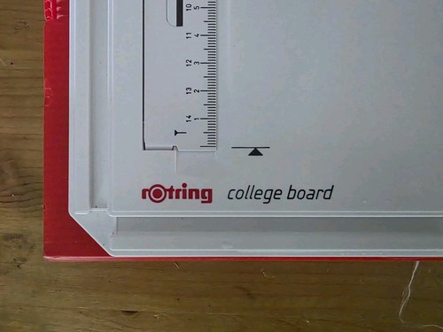 Rotring A3 College Drawing Board With Removable Ruler and Carry Case - Picture 4 of 7