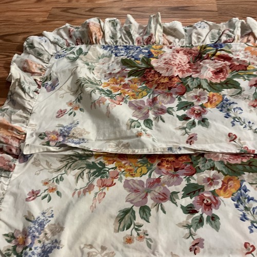 Ralph Lauren South Hampton EURO Ruffled Pillow Sham-New Old Stock-1984 - Picture 18 of 20