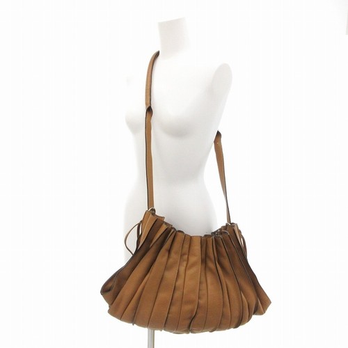 Bolso de Hombro Lupo Barcelona Cuero Bicolor 2 Vías Marrón Negro - Imagen 5 de 8