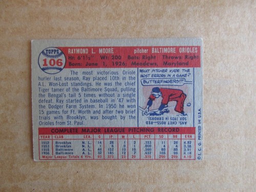 1957 TOPPS BASEBALL CARD SINGLES COMPLETE YOUR SET U-PICK #1-239 UPDATED 10/26 - Picture 157 of 381