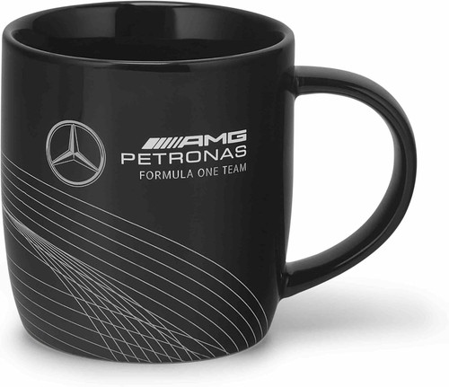 Mercedes AMG Petronas Formula One F1  Tasse Kaffeebecher Schwarz 350ml Neu & OVP - Bild 1 von 3