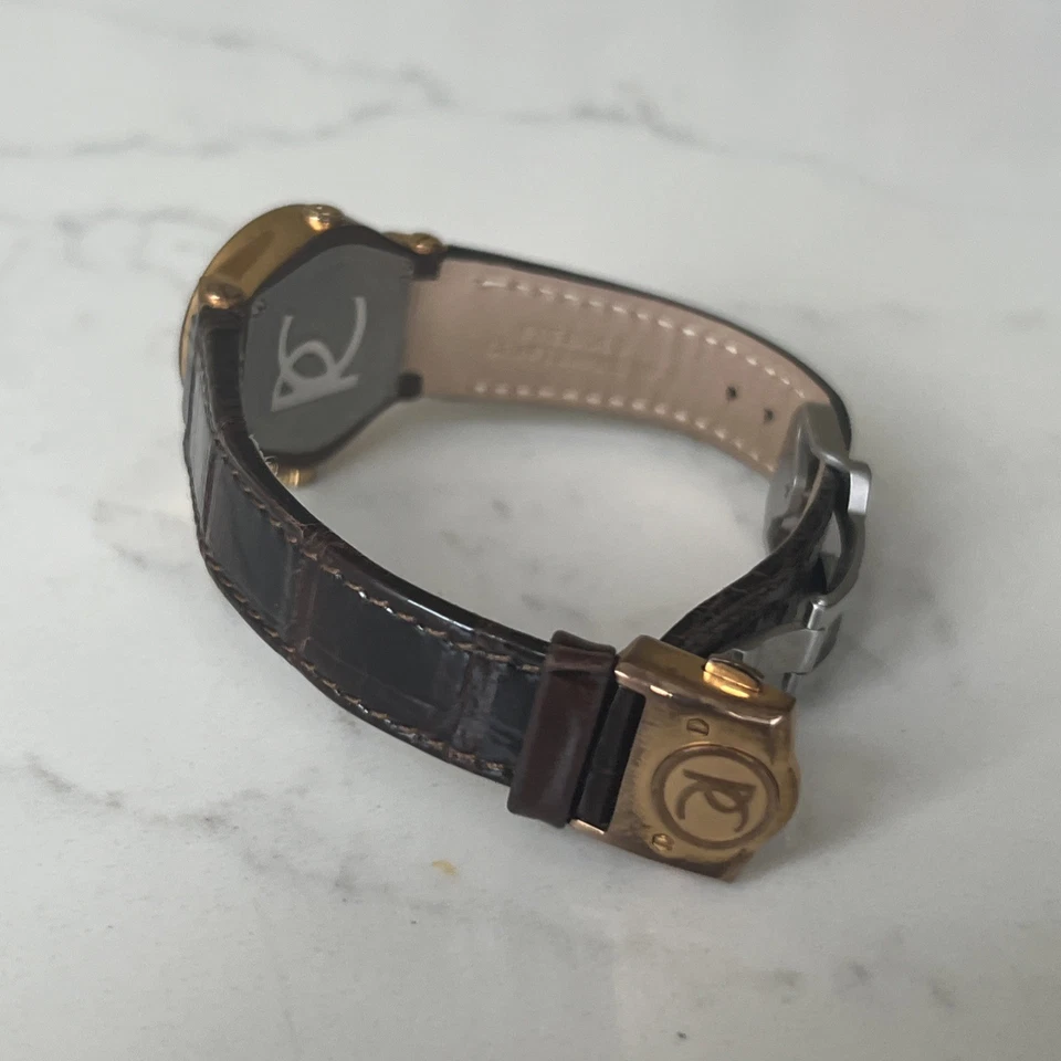 Reloj Renato Ladies Beauty Collection, Swiss Ronda 775, esfera marrón, Gen Diamonds Foto 4 de 4