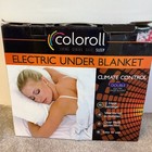 Coloroll Electric Blanket Heated Double Fitted Underblanket 120cm x 135cm NEW