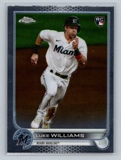 2022 Topps Chrome Luke Williams #USC75 - Miami Marlins - ROOKIE CARD. rookie card picture