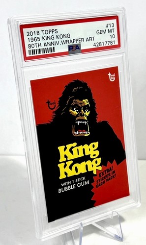2018 Topps 80th Anniversary 1965 King Kong #13 - PSA 10 - Picture 3 of 7