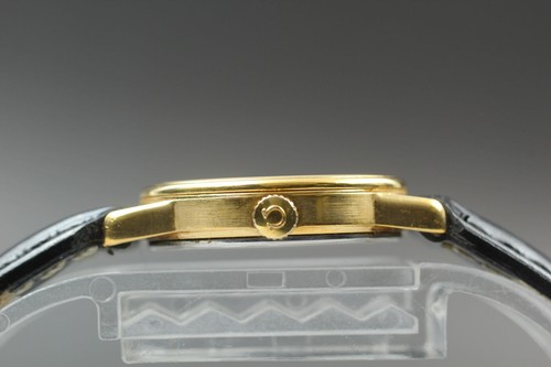 New Belt *NEAR MINT* OMEGA De Ville Cal.625 Manual Winding Gold Dial Women Watch - Picture 5 of 11