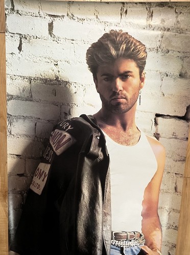 Poster da parete vintage George Michael Winterland 1988 alto 62" POS-01163 RARO Wham - Foto 2 di 12