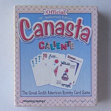 Winning Moves 2000 Canasta Caliente Rummy Card Game 50th Anniversary Edition