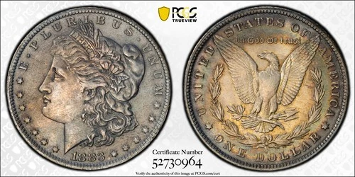 1883 Morgan Silver Dollar New Orleans PCGS MS62 $1 Coin Certified #52730964