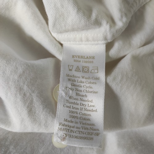 Everlane Herren The Canvas Organic Cotton Weiß Button-Down Hemd XL/T (XL Tall) - Bild 5 von 19
